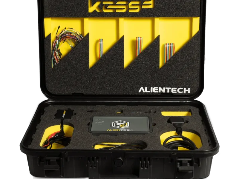 OBD programming kit in its case